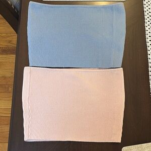 La Hearts Blue and Pink Tube Tops -Size S - 2/$25